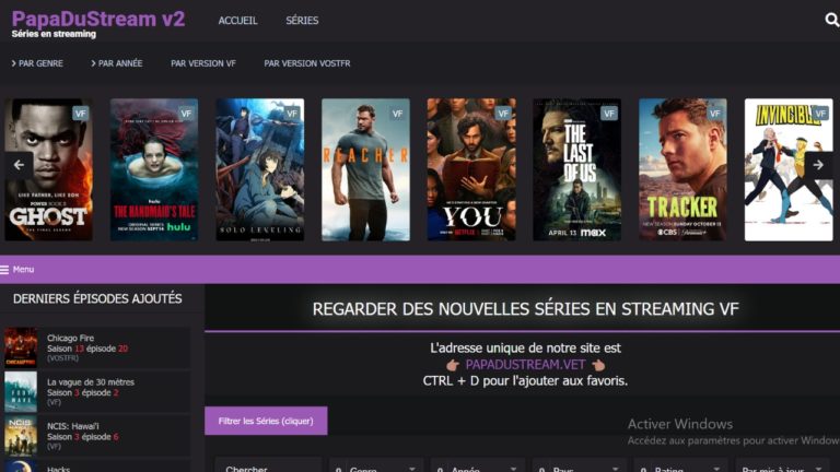 Papadustream : la plateforme de streaming gratuit.